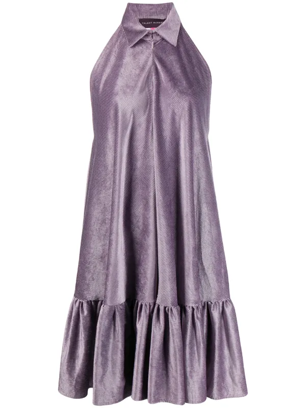 purple corduroy dress