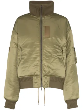 reversible padded bomber jacket 
