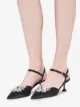 Miu Miu embellished slingback pumps