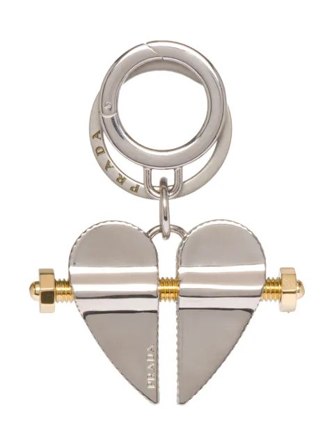 prada heart keychain