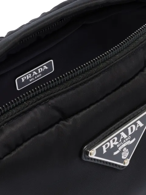 prada logo belt bag