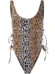 Image 1 of Reina Olga bowie leopard print swimsuit