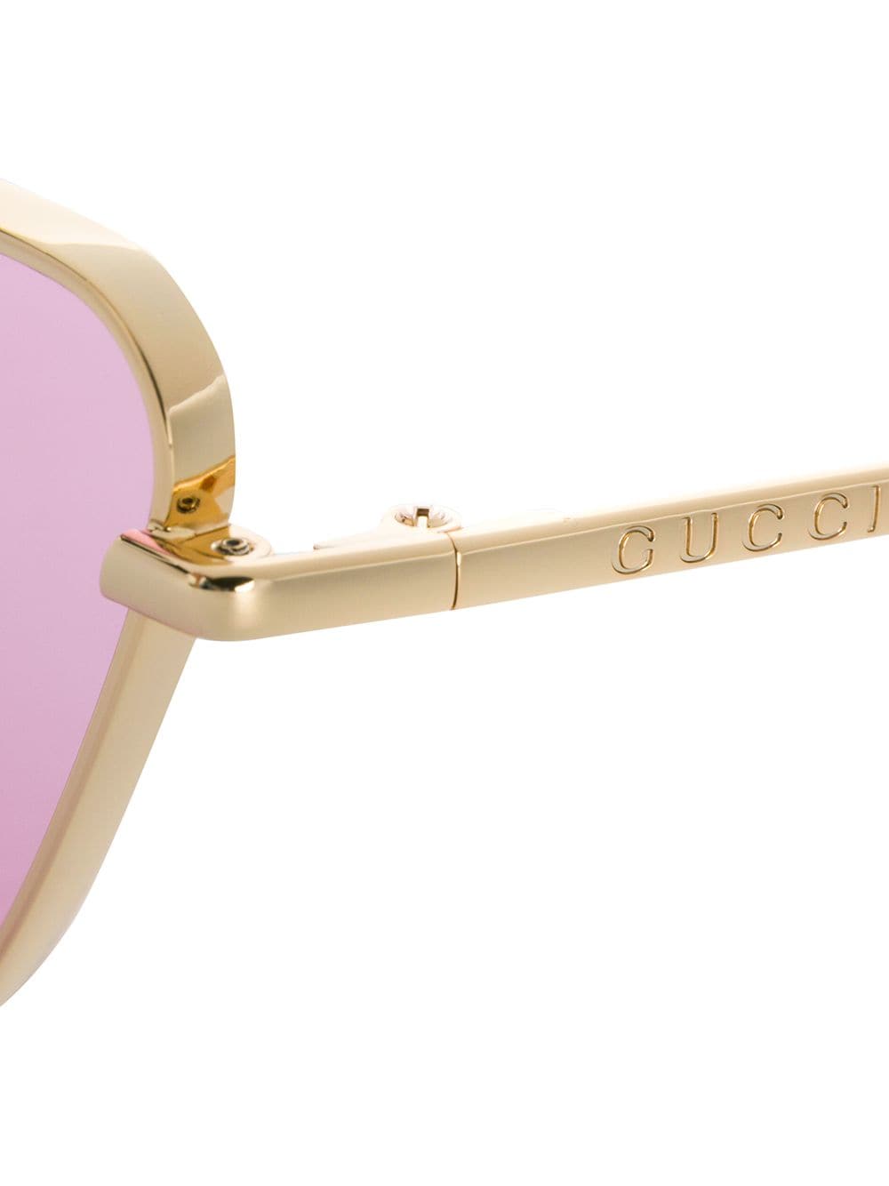 фото Gucci Eyewear солнцезащитные очки в прямоугольной оправе