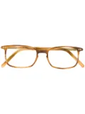 Lunor rectangle frame glasses - Neutrals