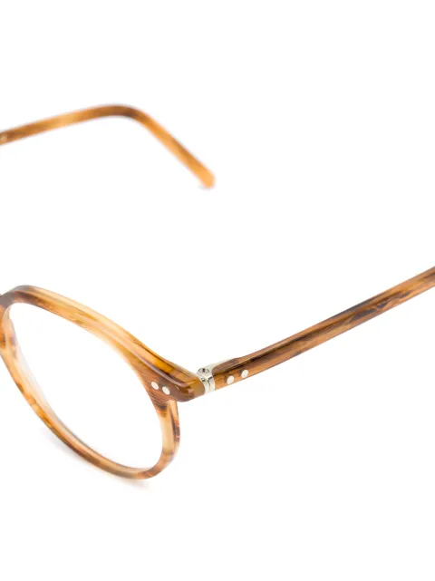 Lunor round frame glasses