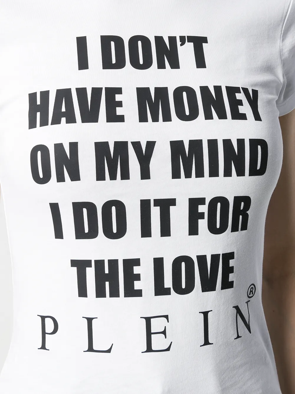 Shop Philipp Plein Statement T-shirt In White