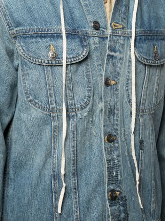 hooded denim jacket展示图