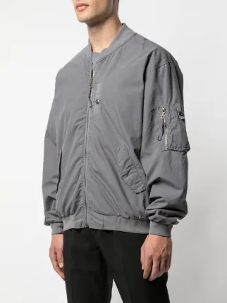 zipped bomber jacket展示图