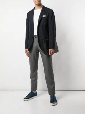 BRUNELLO CUCINELLI ブルネロクチネリ タキシード ジャケット メンズ 向け ブラウン タキシードジャケット | Brunello Cucinelli