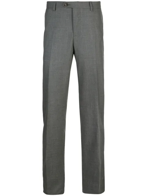 Brunello Cucinelli pantalones de traje rectos