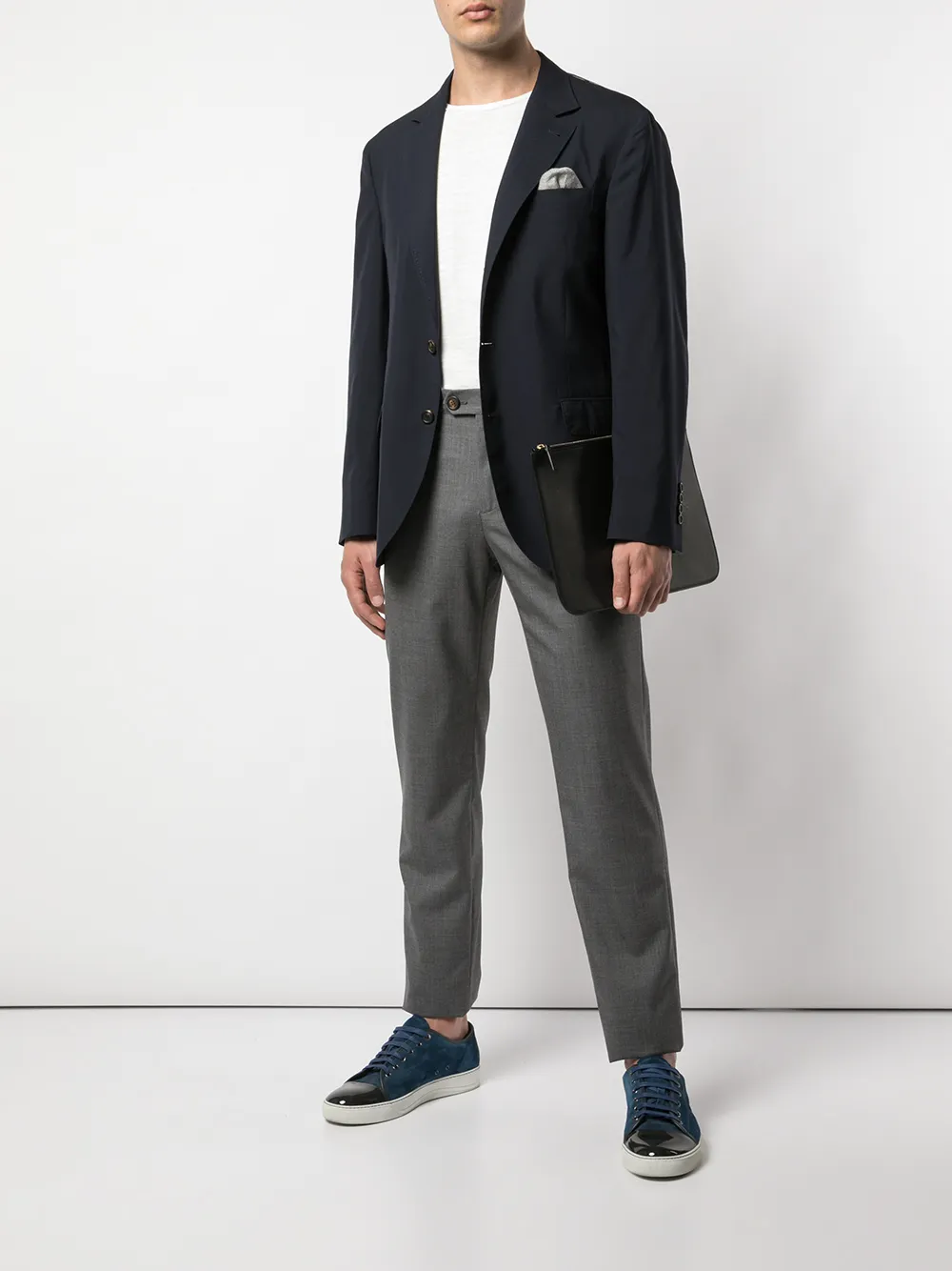  Brunello Cucinelli Hose Mit Geradem Bein   Grau 