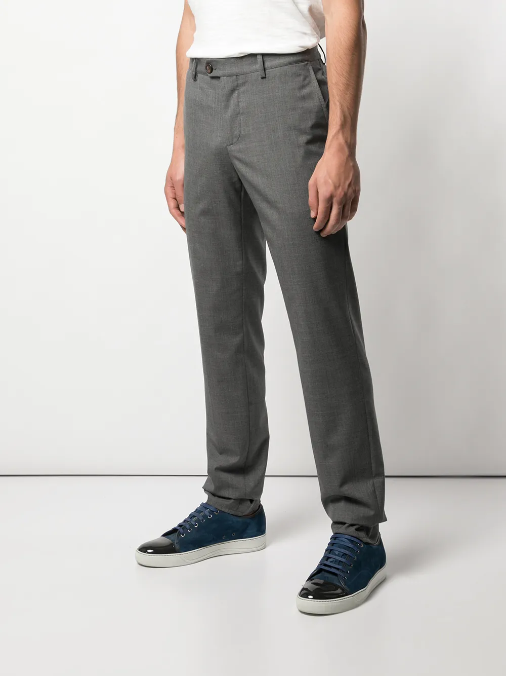  Brunello Cucinelli Hose Mit Geradem Bein   Grau 