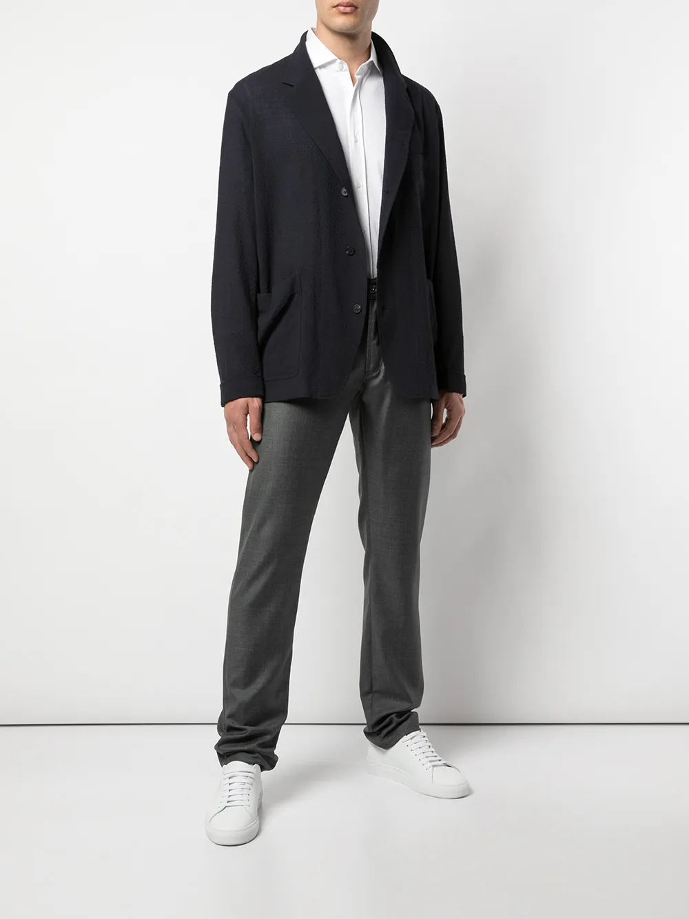  Brunello Cucinelli Hose Mit Geradem Bein   Grau 