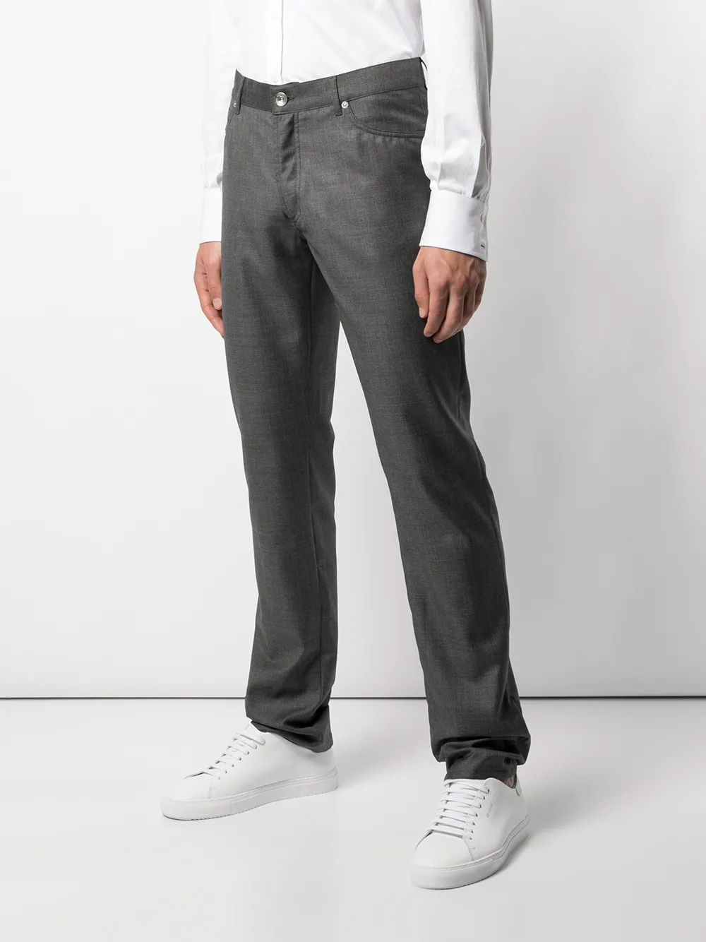  Brunello Cucinelli Hose Mit Geradem Bein   Grau 
