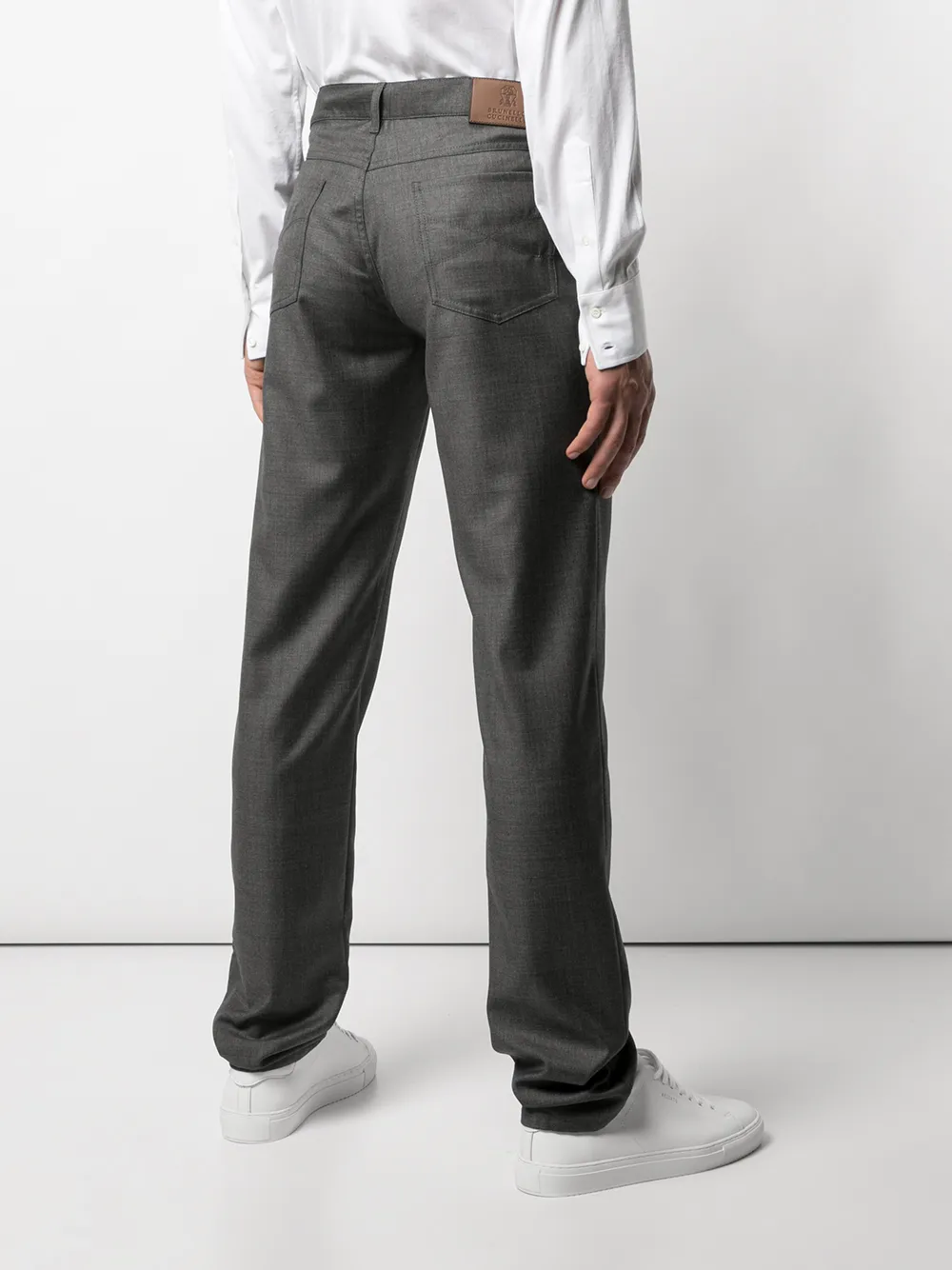 Brunello Cucinelli Straight pantalon Grijs