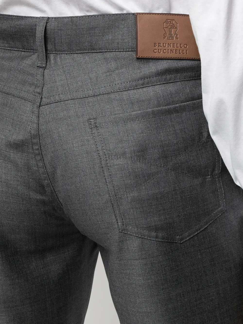 Brunello Cucinelli Straight pantalon Grijs