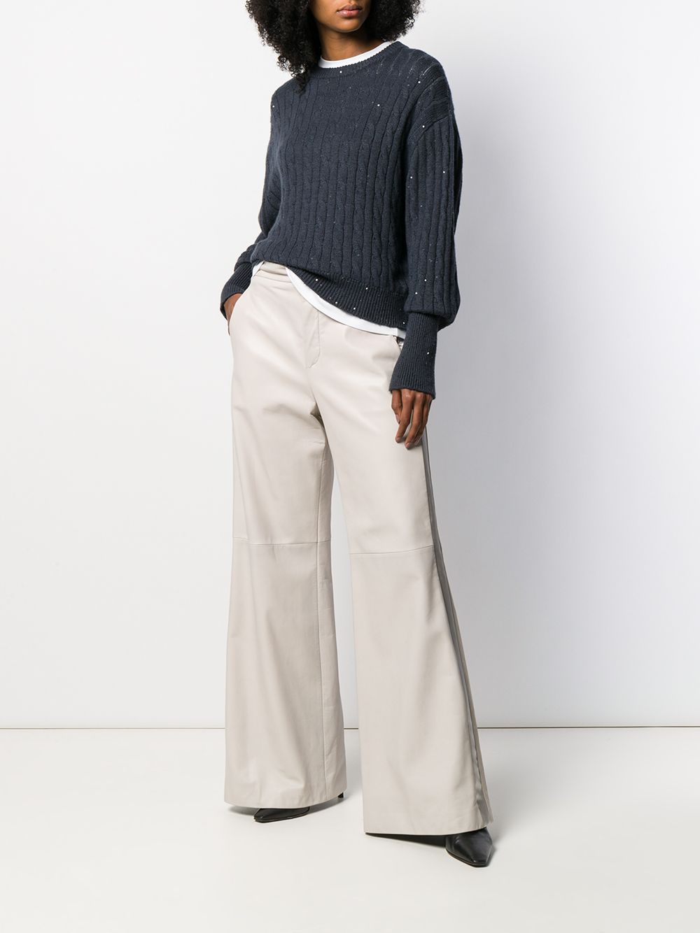 Brunello Cucinelli Flared Cuff Pullover - Farfetch