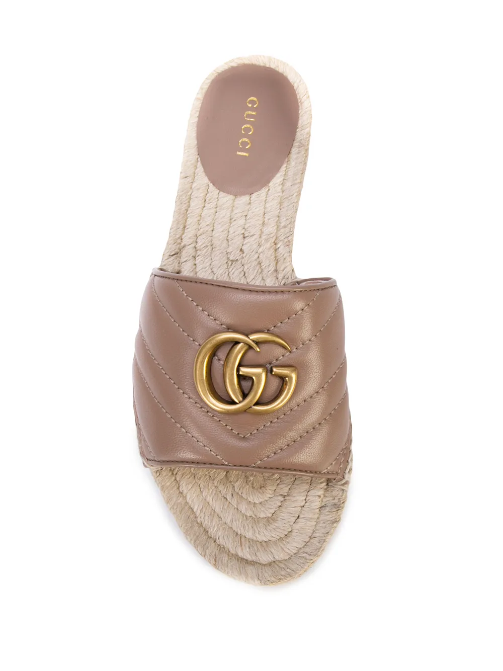 gucci leather espadrille sandal