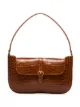 Image 1 of BY FAR Miranda crocodile effect shoulder bag
