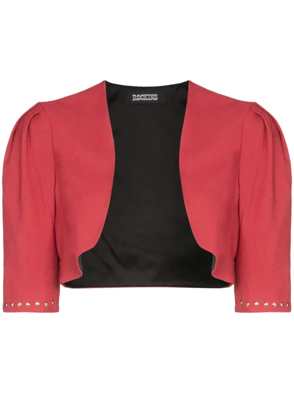 red bolero jacket
