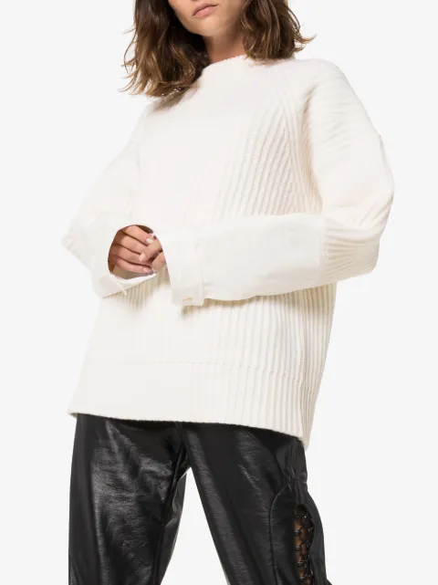 Haider Ackermann Panelled Knit Jumper 