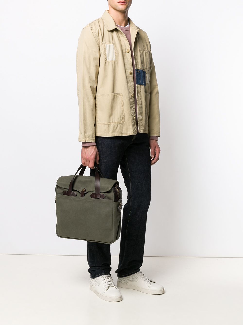 фото Filson твиловый портфель