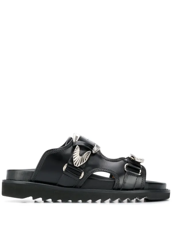 Toga Pulla Western Buckle Strap Sandals - Farfetch