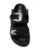 Toga Pulla western buckle strap sandals