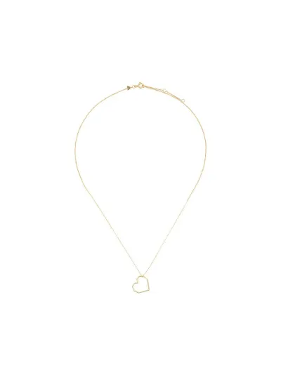 Aliita heart pendant necklace gold | MODES