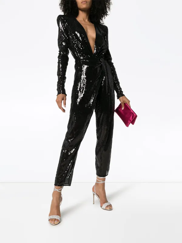 saint laurent sequin jumpsuit