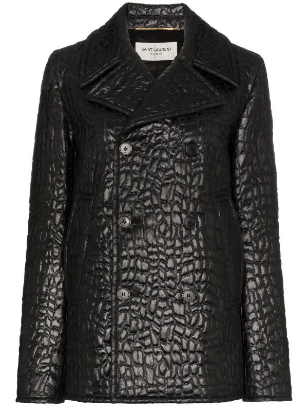 saint laurent peacoat
