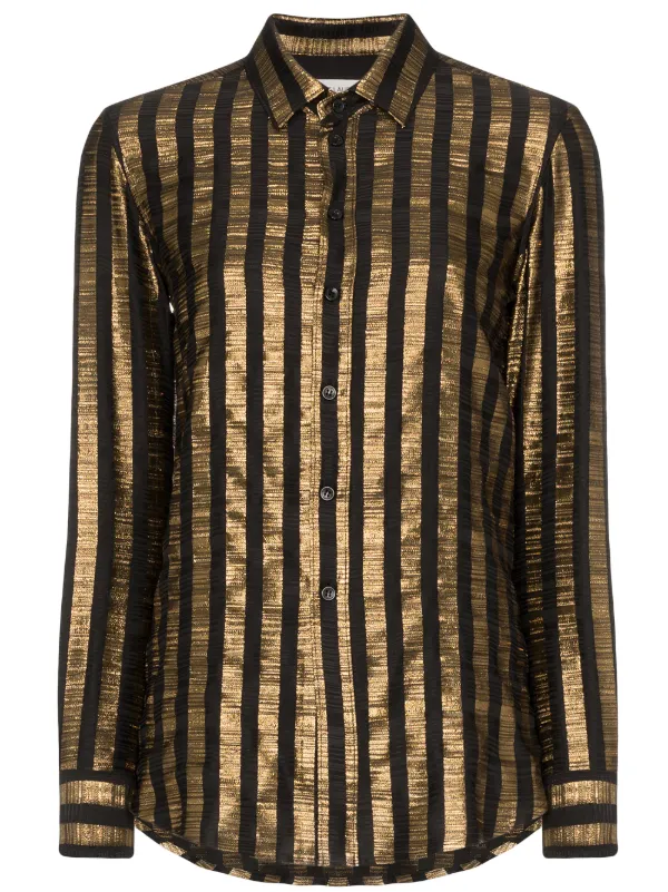 saint laurent striped tee