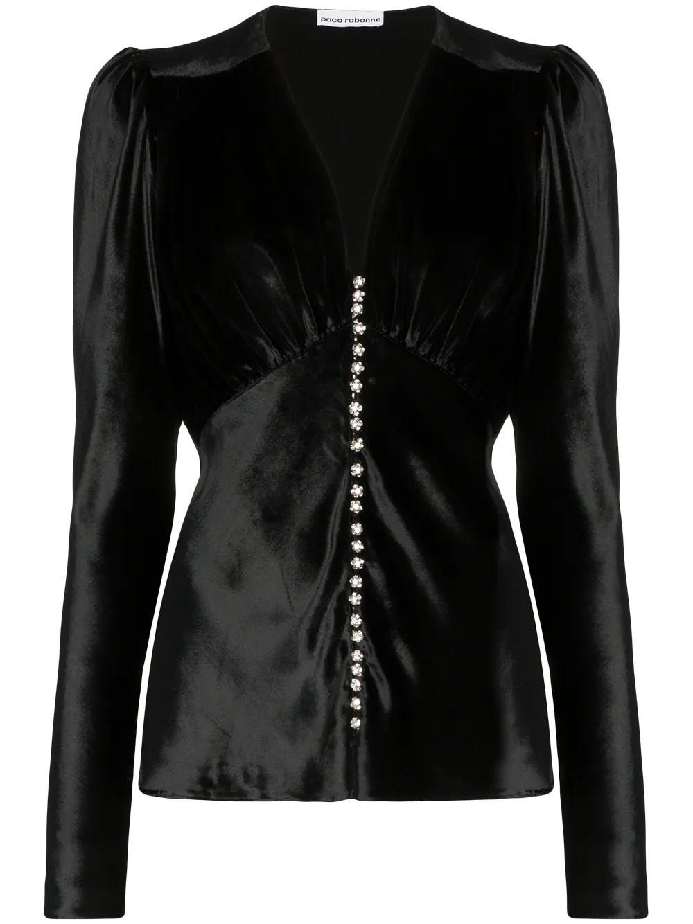 Paco Rabanne Tops V-neck button-down blouse
