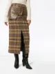 Rejina Pyo high-rise check midi pencil skirt