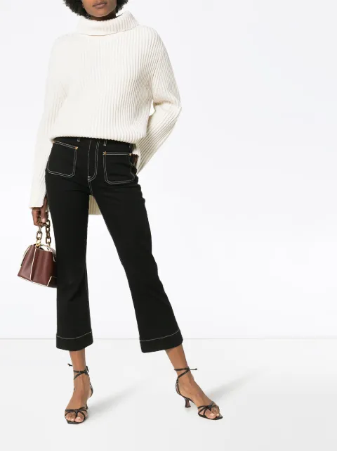 KHAITE Raquel Cropped Jeans - Farfetch