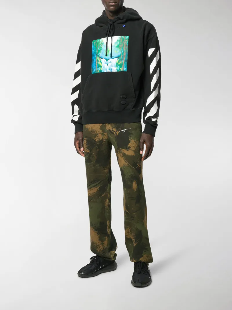 Off-White waterfall diagonal print 