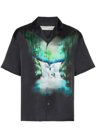 off white waterfall shirt