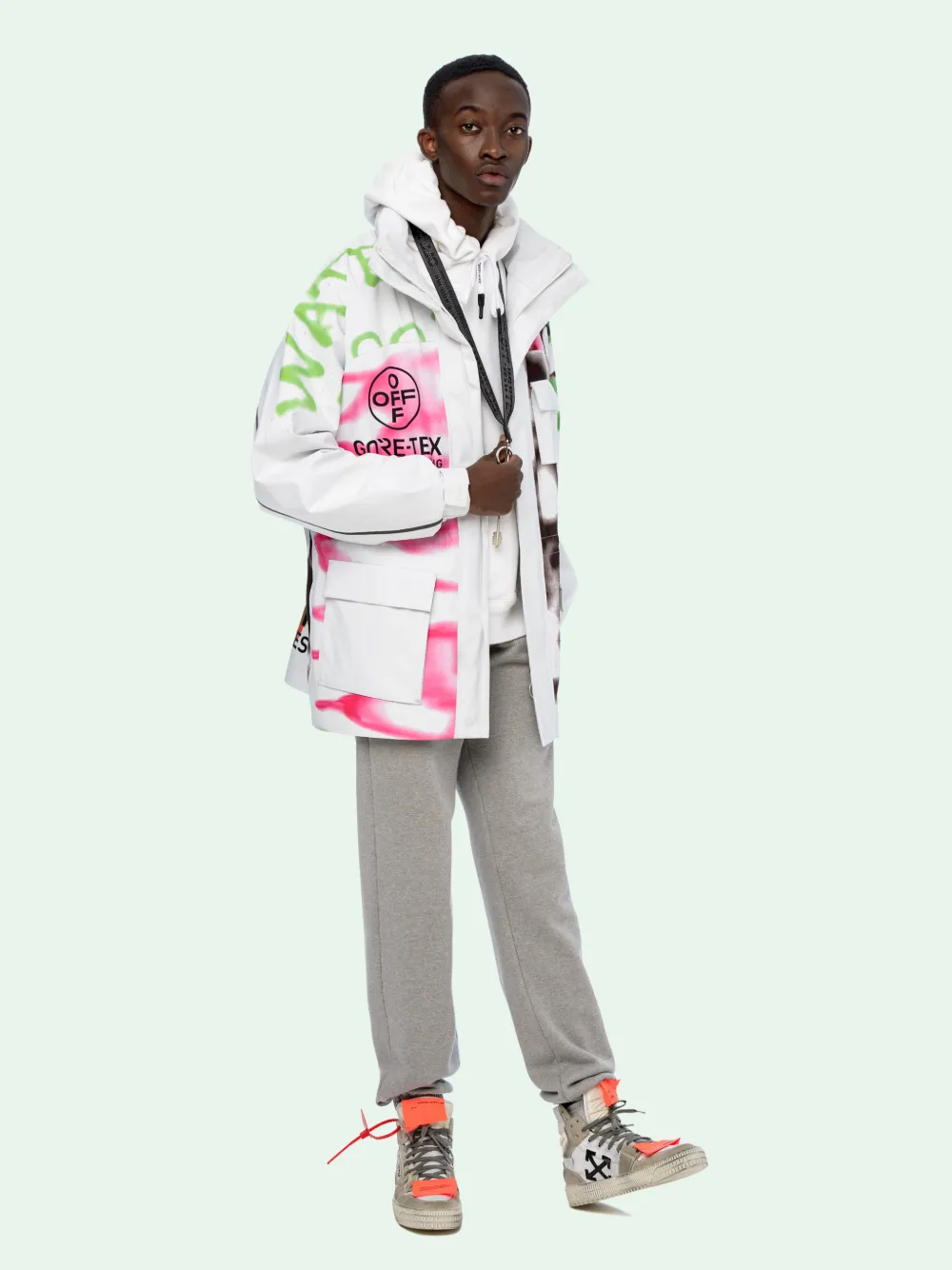 GORETEX SKI JACKET - Off-White 