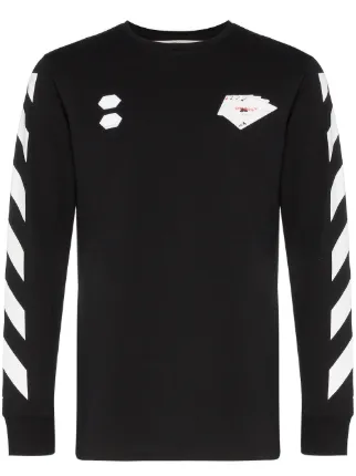 off white card t shirt