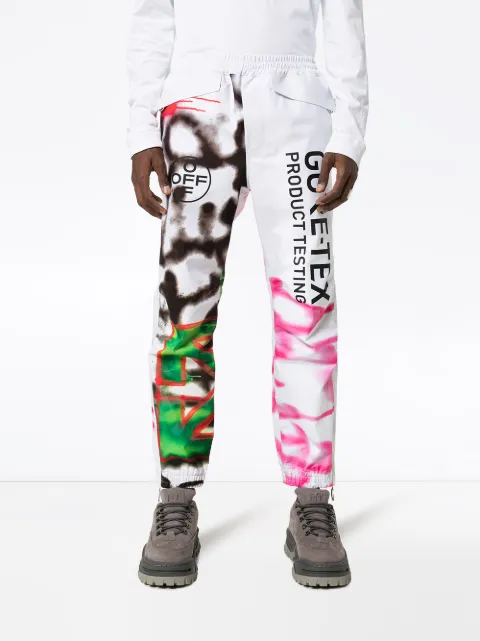 off white gore tex pants