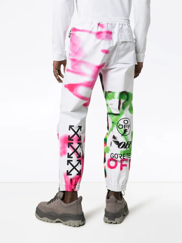off white gore tex pants