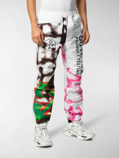 GORE-TEX graffiti print track pants 