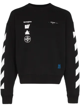 Off white painting sale diagonal sweatshirt
