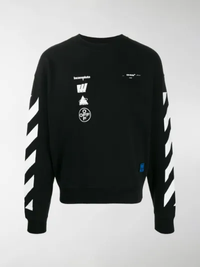 Off white painting diagonal sweatshirt Clearance