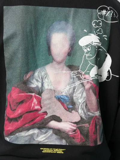 Off white painting diagonal sweatshirt Clearance