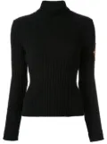 CHANEL Pre-Owned 1990s roll neck cashmere jumper - Black
