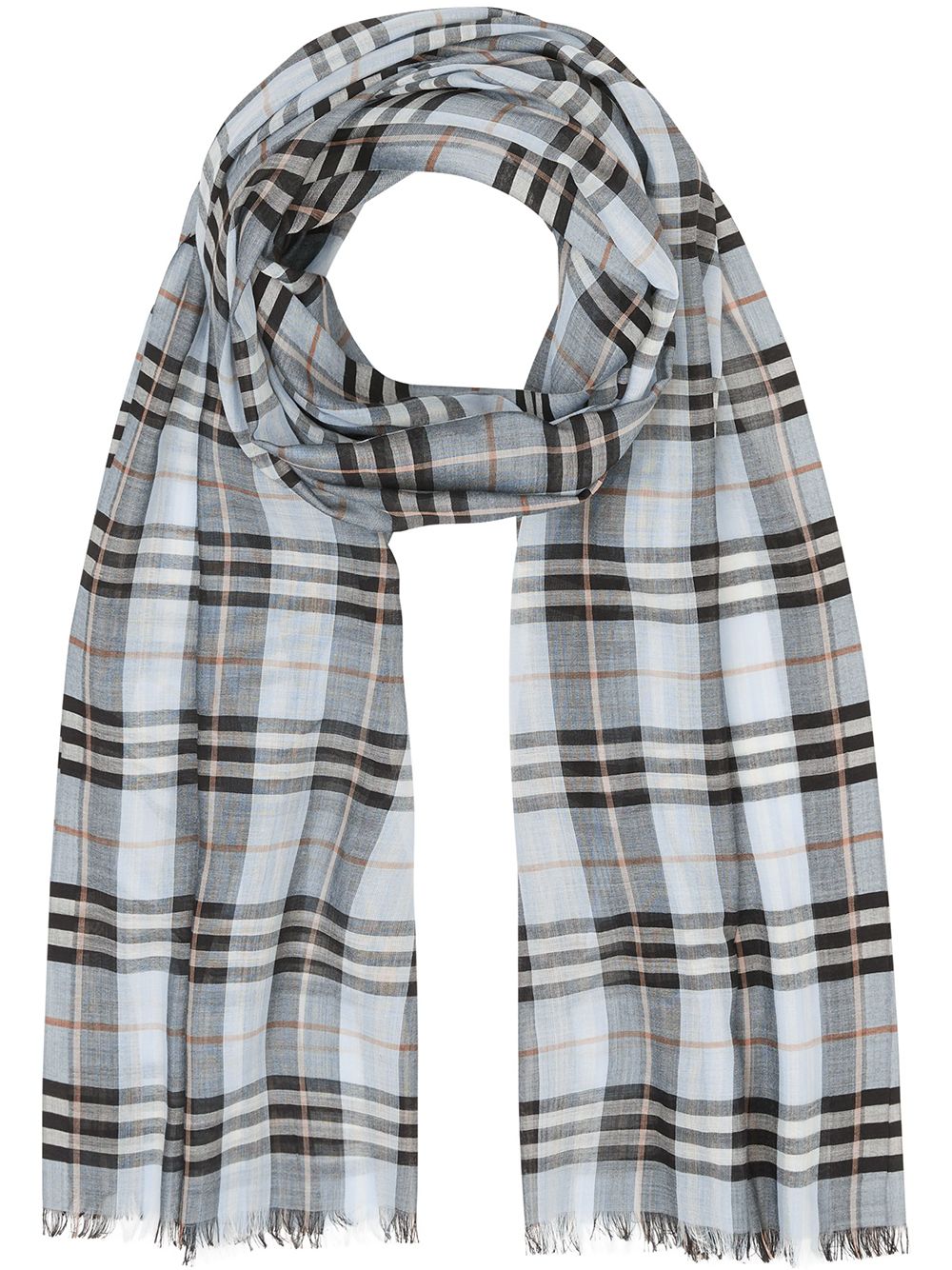 фото Burberry легкий шарф в клетку Vintage Check