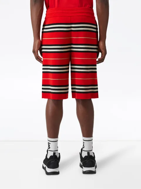 BURBERRY KENTON BERMUDA STRIPED SHORTS