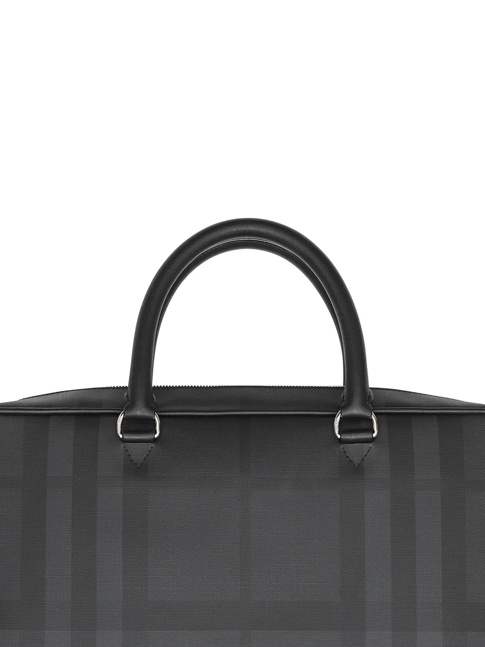 Burberry London Check And Leather Briefcase Farfetch