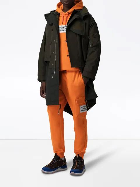 Burberry Logo Patch Track Pants - Farfetch